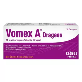 VOMEX A Överdragna tabletter 50 mg, 10 st