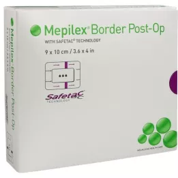 MEPILEX Gränspost-OP Självhäftande förband 9x10 cm, 10 st