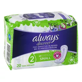 ALWAYS diskret inkontinensskydd litet, 20 st