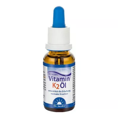 Vitamin K2 olja Dr.Jacob`s droppar, 20 ml Vitamin K2 olja Dr.Jacob`s droppar, 20 ml