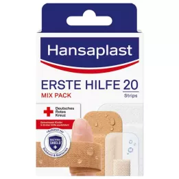 HANSAPLAST Första hjälpen plåsterblandning, 20 st