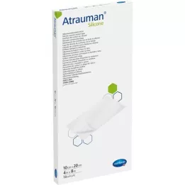 ATRAUMAN Sterila 10x20 cm kompresser av silikon, 10 st