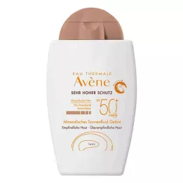 AVENE Mineral sololja SPF 50+ tonad, 40 ml