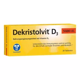 DEKRISTOLVIT D3 5 600 I.U. tabletter, 30 st