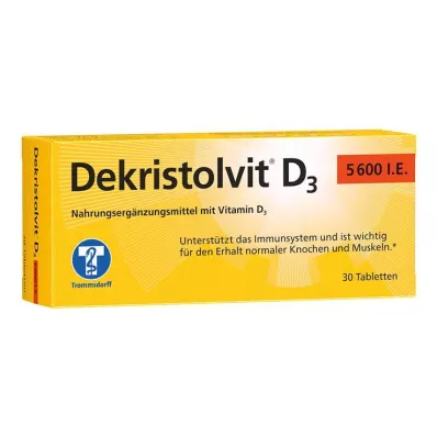 DEKRISTOLVIT D3 5 600 I.U. tabletter, 30 st