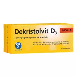 DEKRISTOLVIT D3 5 600 I.U.-tabletter, 60 st