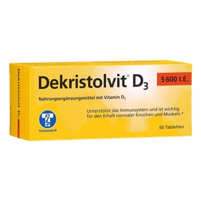 Dekristolvit D3 5 600 IE tabletter, 60 st Dekristolvit D3 5 600 IE tabletter, 60 st