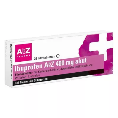 IBUPROFEN AbZ 400 mg akut filmdragerade tabletter, 20 st