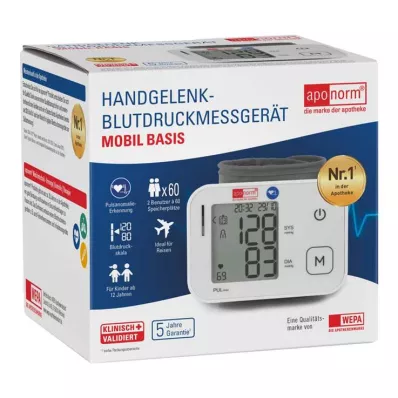 aponorm® Mobile Basic Wrist Blodtrycksmätare, 1 st aponorm® Mobile Basic Wrist Blodtrycksmätare, 1 st