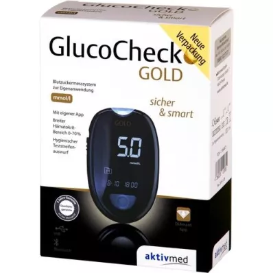 GLUCOCHECK GOLD Blodglukosmätare mmol/l, 1 st