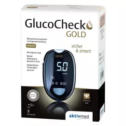 GLUCOCHECK GOLD Blodglukosmätare mmol/l, 1 st