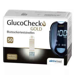 GLUCOCHECK GOLD Teststickor för blodglukos, 50 st