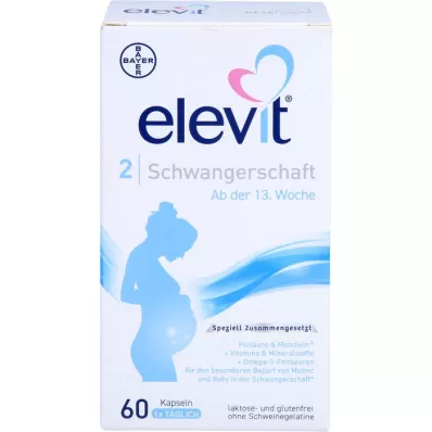ELEVIT 2 Mjuka kapslar om graviditet, 60 st