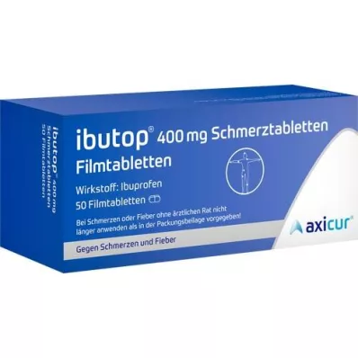 IBUTOP 400 mg Smärttabletter Filmdragerade tabletter, 50 st