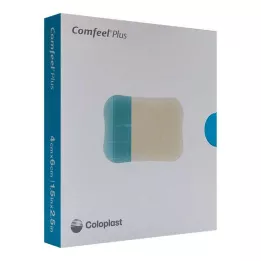 COMFEEL Plus flexibel hydrokoll. förband 4x6 cm, 10 st