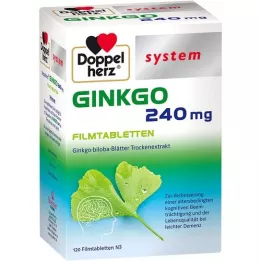 DOPPELHERZ Ginkgo 240 mg system filmdragerade tabletter, 120 st