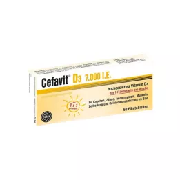 CEFAVIT D3 7 000 I.U. filmdragerade tabletter, 60 st