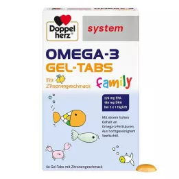 DOPPELHERZ Omega-3 gel tabs familjesystem, 60 st