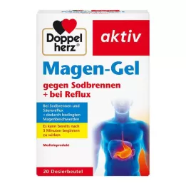 DOPPELHERZ Maggel mot halsbränna+för reflux, 20 st