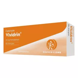 Cetirizine Vividrin® - snabbverkande allergitabletter, 50 st