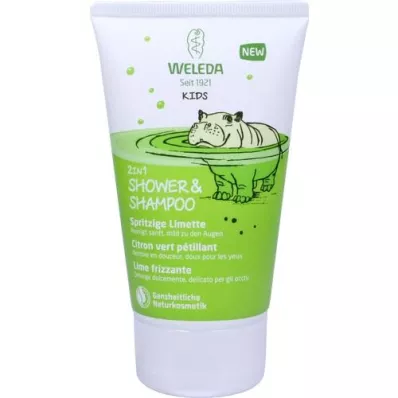 WELEDA Kids 2in1 Shower &amp; Schampo tangy lime, 150 ml