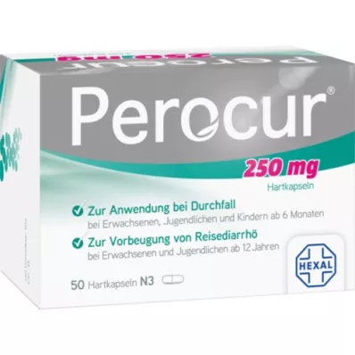 PEROCUR 250 mg hårda kapslar, 50 st