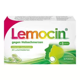 LEMOCIN mot halsont sugtabletter, 20 st