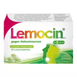 LEMOCIN mot halsont sugtabletter, 50 st