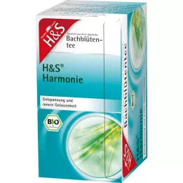 H&amp;S Ekologisk Bach Flower Harmony filterpåse, 20X1,5 g