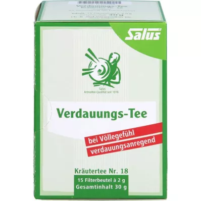 VERDAUUNGS-TEE Herbal Tea No.18 Salus Filterpåse, 15 st