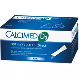 CALCIMED D3 500 mg/1000 I.U. Direktgranulat, 60 st