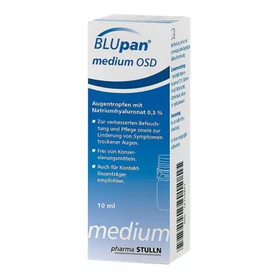 Blupan medium Osd ögondroppar, 10 ml Blupan medium Osd ögondroppar, 10 ml