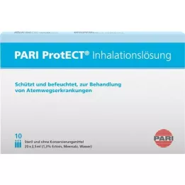 PARI ProtECT Inhalationslösning med Ectoin Ampuller, 10X2,5 ml