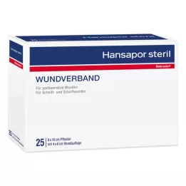HANSAPOR sterilt sårförband 8x10 cm, 3 st