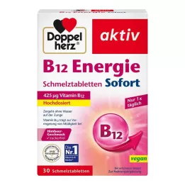 DOPPELHERZ B12 Energy snabbsmältande tabletter, 30 st