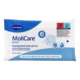 Molicare Hudtvättshandskar, 8 st