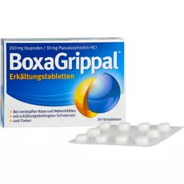 BOXAGRIPPAL Förkylningstabletter 200 mg/30 mg FTA, 20 st