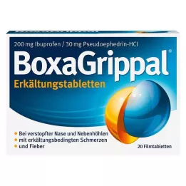 BOXAGRIPPAL Förkylningstabletter 200 mg/30 mg FTA, 20 st