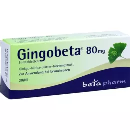 GINGOBETA 80 mg filmdragerade tabletter, 30 st