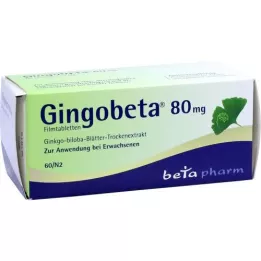 GINGOBETA 80 mg filmdragerade tabletter, 60 st