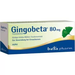 Gingobeta 80 mg filmdragerade tabletter, 60 st