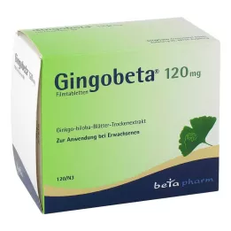 Gingobeta 120 mg filmdragerade tabletter, 120 st