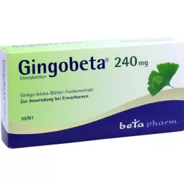 GINGOBETA 240 mg filmdragerade tabletter, 30 st