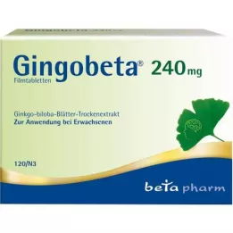 Gingobeta 240 mg filmdragerade tabletter, 120 st