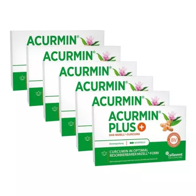 Acurmin Plus The Micellar Gurkmeja Soft Capsules, 360 st Acurmin Plus The Micellar Gurkmeja Soft Capsules, 360 st