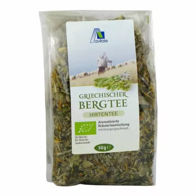GRIECHISCHER Mountain Tea Orange Ekologiskt Shepherds Tea, 50 g