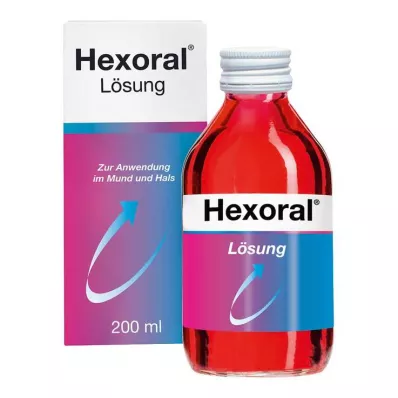 Hexoral® lösning för inflammation i munnen, 200 ml Hexoral® lösning för inflammation i munnen, 200 ml