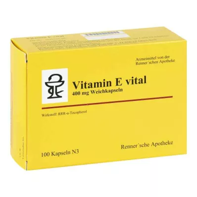 Vitamin E vital 400 mg Rennersche Apotheke Softk.(100 stycken)