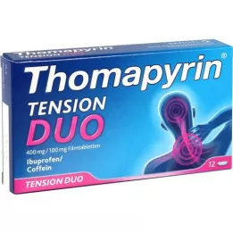 THOMAPYRIN TENSION DUO 400 mg/100 mg filmdragerade tabletter, 12 st