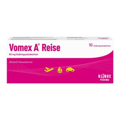 VOMEX A Reise 50 mg sublinguala tabletter, 10 st